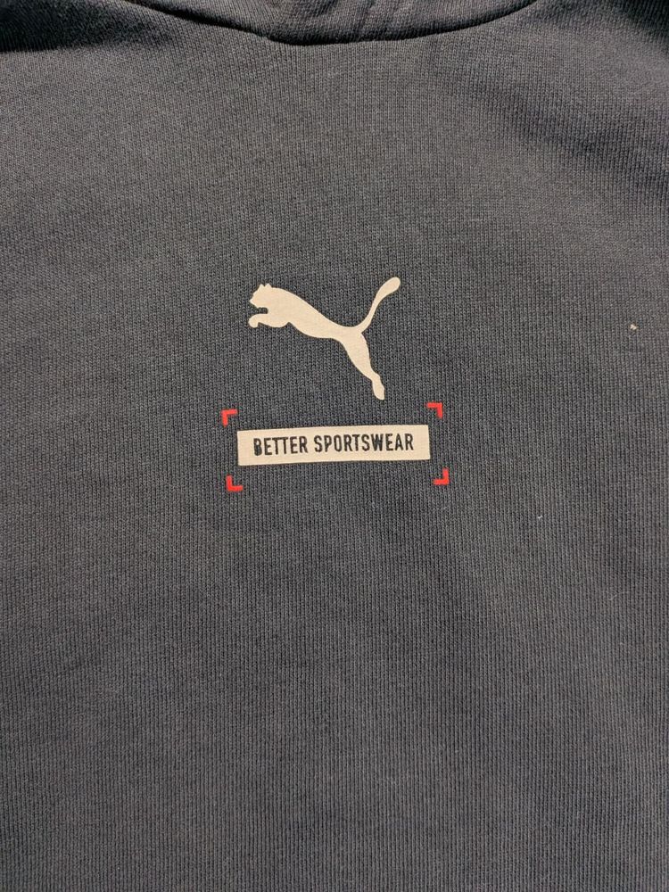 Puma Hoodie Black Essential Streetwear Sweatshirt imagen 3